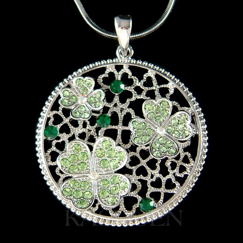 Collana con quadrifoglio - collana,