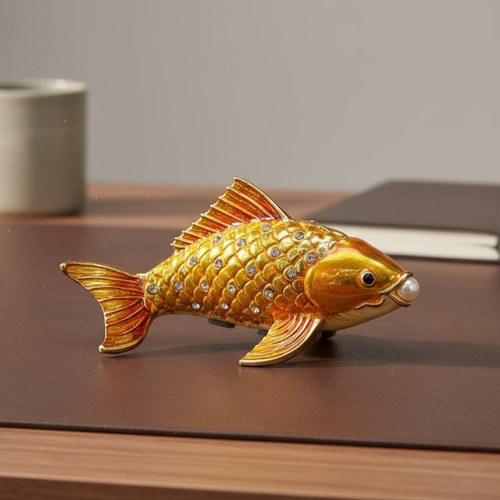 Scatola portagioie carpa koi - scatola,