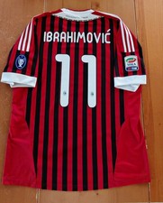 Maglia AC Milan home 2011 2012  Ibrahimovic 11  Adidas size XL campionato