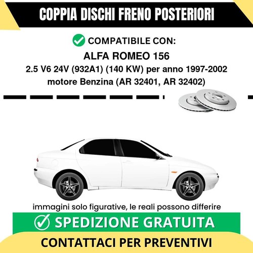 Coppia dischi freno posteriori - dischi,