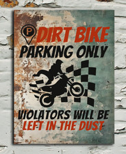 Targa insegna metallo Dirt