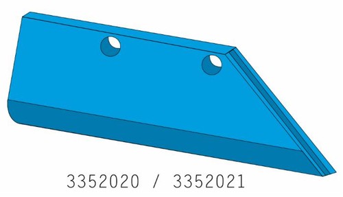 Vomere adattabile lemken - vomere,