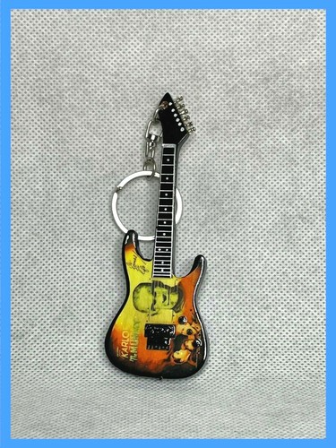 Portachiavi legno chitarra - in,