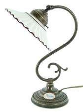 Lampada ottone brunito da