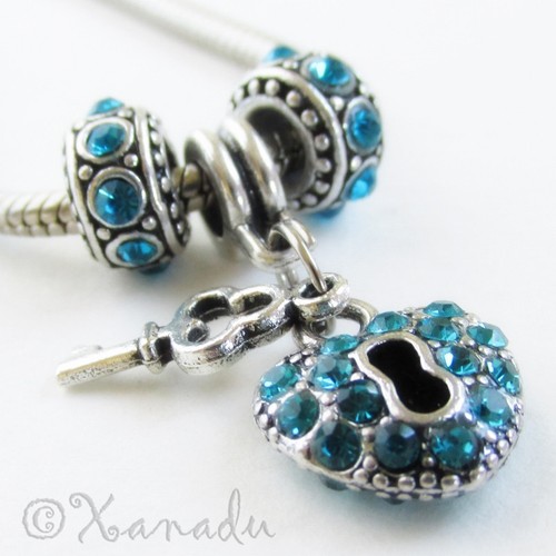 Perline charm chiave del - chiave, mio