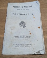 Morris Minor Serie II e 1000