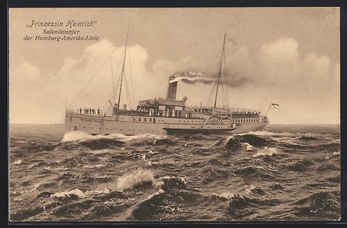 Cartolina nave passeggeri