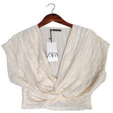 Blusa donna Zara crop top