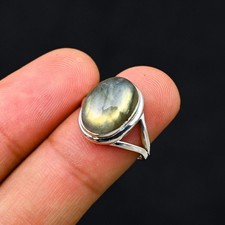 Naturale Labradorite Anello