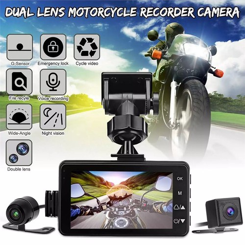 Dash cam moto pollici hd - cam,