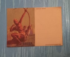 CARTOLINA PUBBLICITARIA ILLUSTRATA BOCASSILE BREDA FUCILI AUTOMATICI CACCIA TIRO