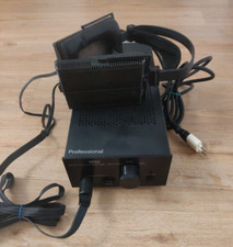 Vintage Stax Professional Lambda Headphones +SRM-1/MK-2 Amplifier