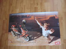 POSTER ANNO 2000 - APRILIA SR 50 SPORT e MARCO MACIO MELANDRI