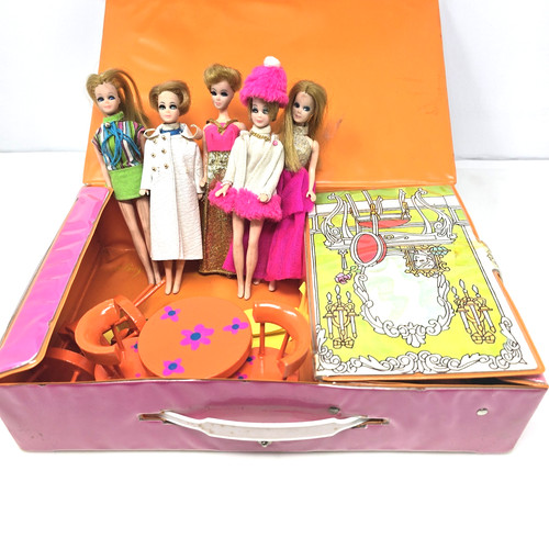 Custodia bambola vintage 1971 - custodia,
