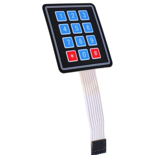 Tastiera membrana 3x4 tasti - membrana,