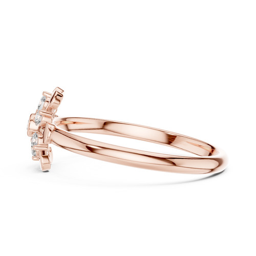 Anello con diamanti naturali