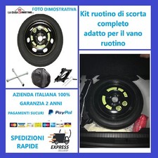 Ruota Ruotino di scorta per la OPEL CORSA fino ad anno 2022 completo