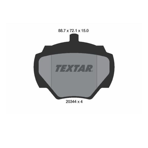Textar 2034402 kit - textar, pastiglie