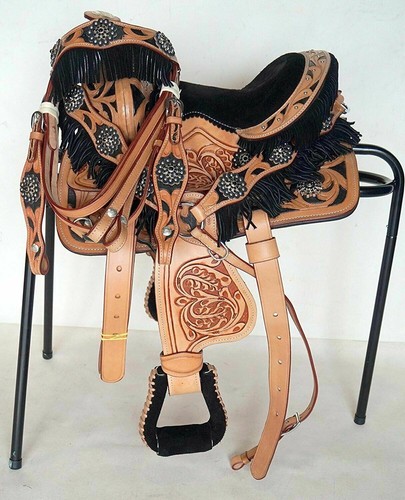 Sella pelle per cavalli da - in,