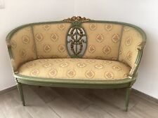 Divano antico Luigi XVI Modello A Cesto, legno pregiato  E Intarsiato Fine '800