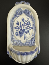 Acquasantiera ceramica di Bassano dipinta a mano