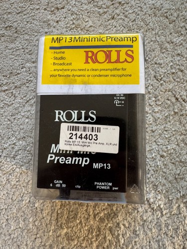 Rolls mp13 mini - mp13, preamp