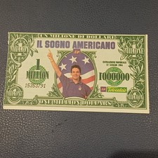 Vecchio Biglietto Lotteria Italiana 1994 Da Un Milione Di Dollari Lotto 144