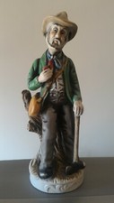 Ceramic Woodcutter Figurine
