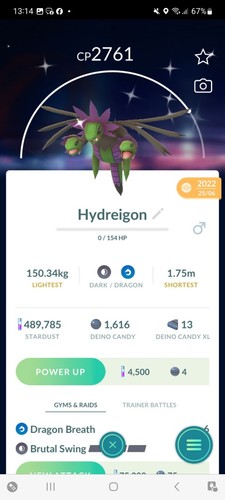 Pokemon shiny hydreigon - pokemon,