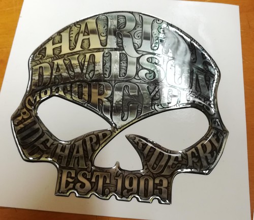 Adesivo sticker modello - modello, harley