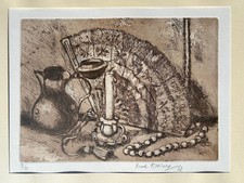 Natura Morta Acquaforte n. 9/20 incorniciata di Fred Pittino 1978