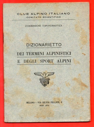 Dizionarietto termini - ,