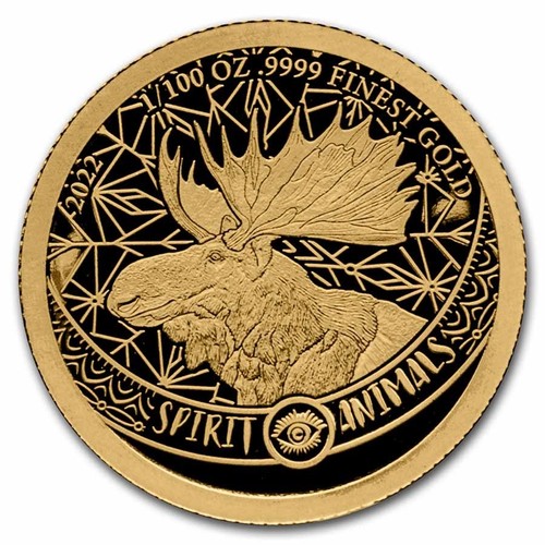 Moneta oro 2023 - , alce