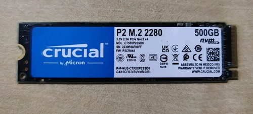 Micron crucial nvme 2 ssd - m.2,