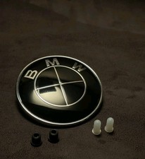 Emblema BMW nero black 78 mm