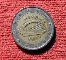 IRLANDA RARA MONETA 2 EURO EIRE ANNO 2002 ARPA CELTICA. 