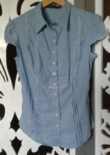 Camicia celeste mezza manica