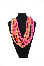 Collana Angelo Marani Rosso Fuxia Arancione