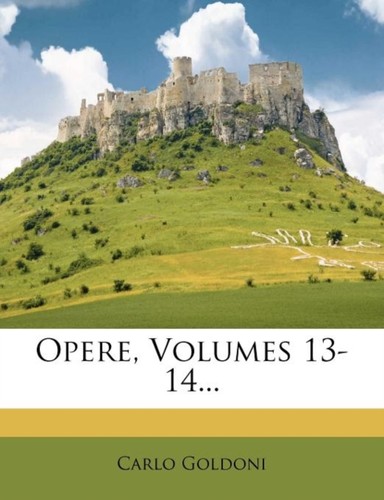 Goldoni opere volumes - goldoni,