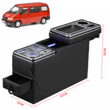 Console centrale USB LED vano