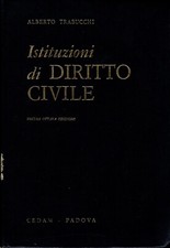 Libro Istituzioni di Diritto civile. Trabucchi. CEDAM. 1971. Raro. 976 pagine.