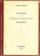 ENRIETTI _ COMPENDIO DI DIRITTO PRIVATO ITALIANO_I_1946