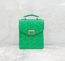 Borsa CHANEL verde patta patta