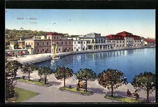 Cartolina Brioni, lotto porto 