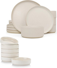 Set di 4 stoviglie bianco
