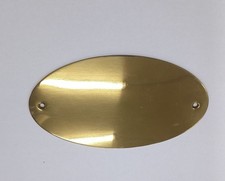 TARGHETTA IN OTTONE  SEGNA