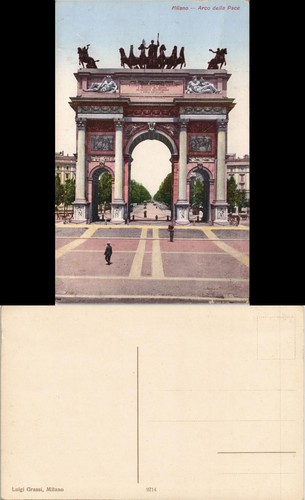 Cartoline milano arco - milano,