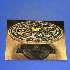 FIRENZE GALLERIA PITTI TAVOLO IN MOSAICO FIORENTINO CARTOLINA - a colori