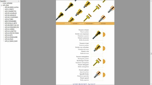 Assortimento pulsanti horotec - assortimento,