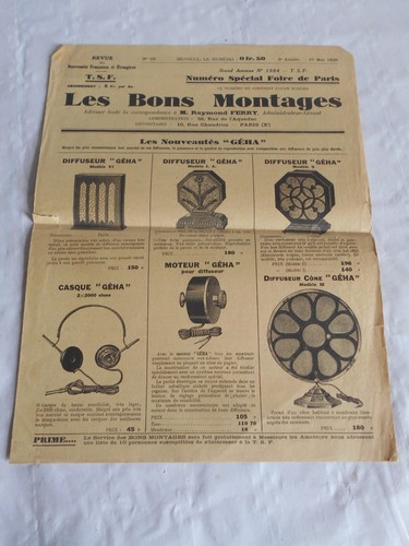 Vintage radio catalogue 1928 - vintage,